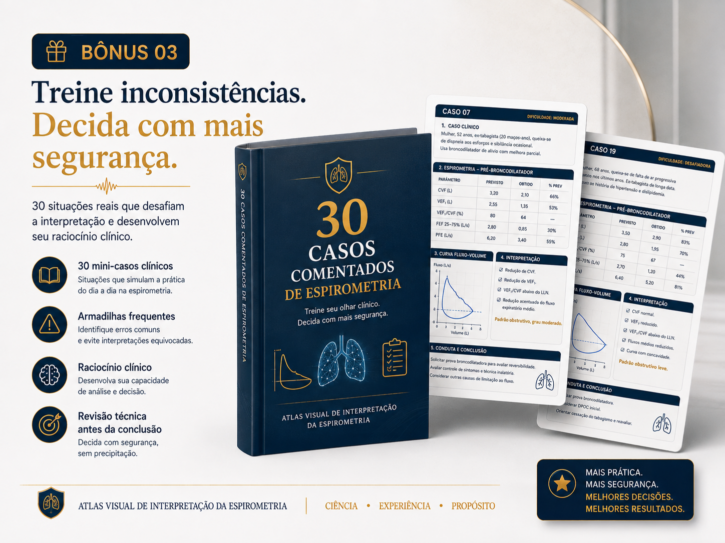 Bônus 30 Casos Rápidos de Espirometria